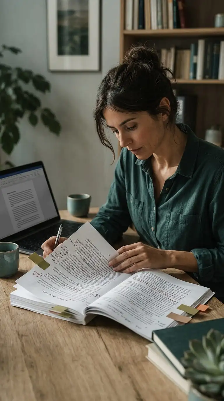 Manuscrito siendo evaluado por el equipo de la agencia