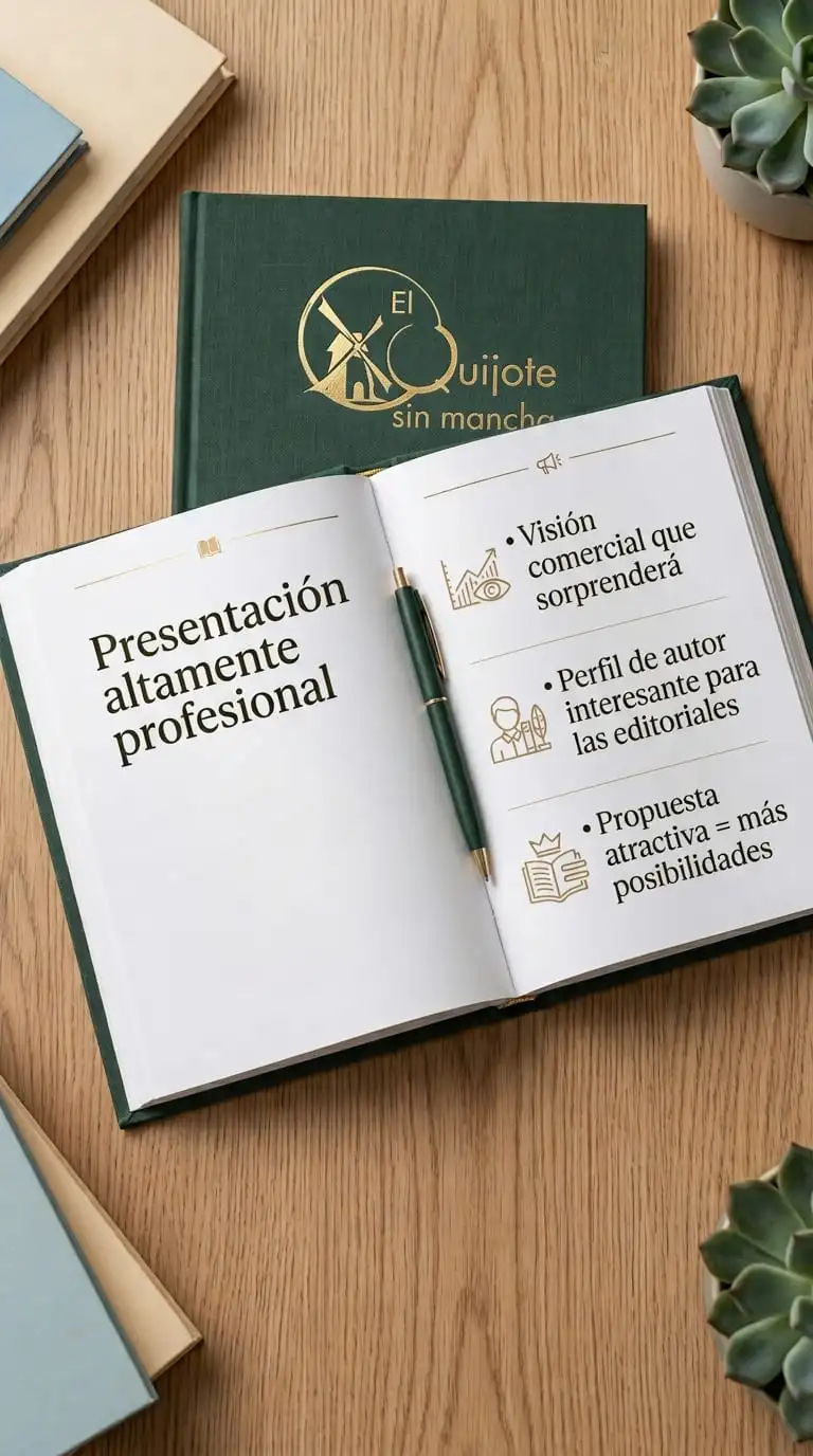 Dossier profesional preparado para presentar a editoriales